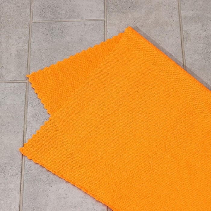 Тряпка для пола Доляна «Промо», 180 г/м², 50×60 см, микрофибра, ультразвуковая обработка края, цвет МИКС