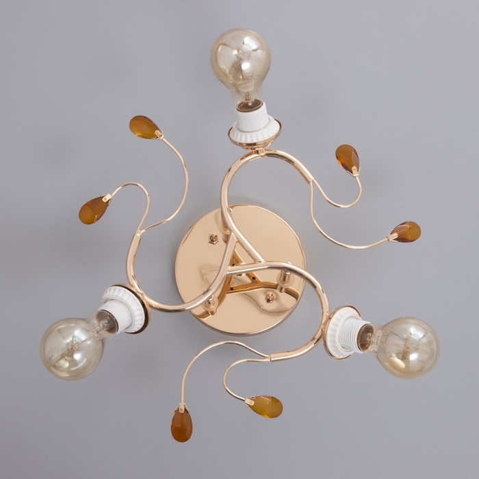 Люстра Люстра "Адайн" 3х40Вт БП Е27 Золото МОДЕЛЬ: 2612371