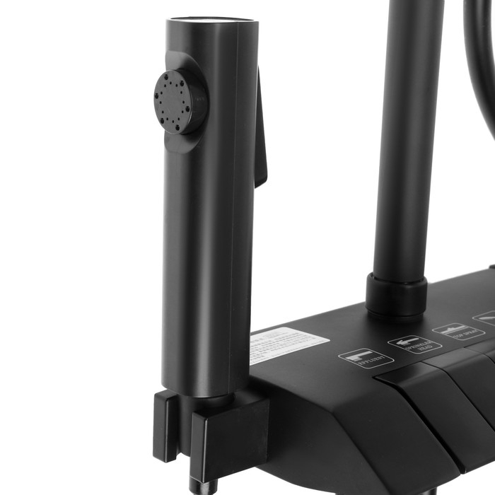 Душевая система ZEIN Z3686, верхняя и ручная лейка, ПВХ шланг, гигиенический набор, черная Душевая система ZEIN Z3686, верхняя и ручная лейка, ПВХ шланг, гигиенический набор, черная