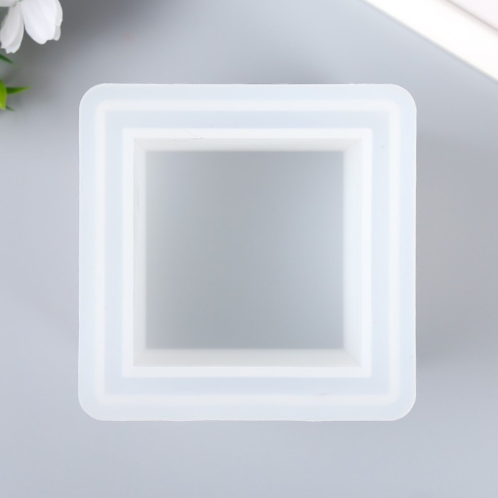 Молд силикон Молд силикон "Подсвечник квадратный" 10х9,4х8,7 см