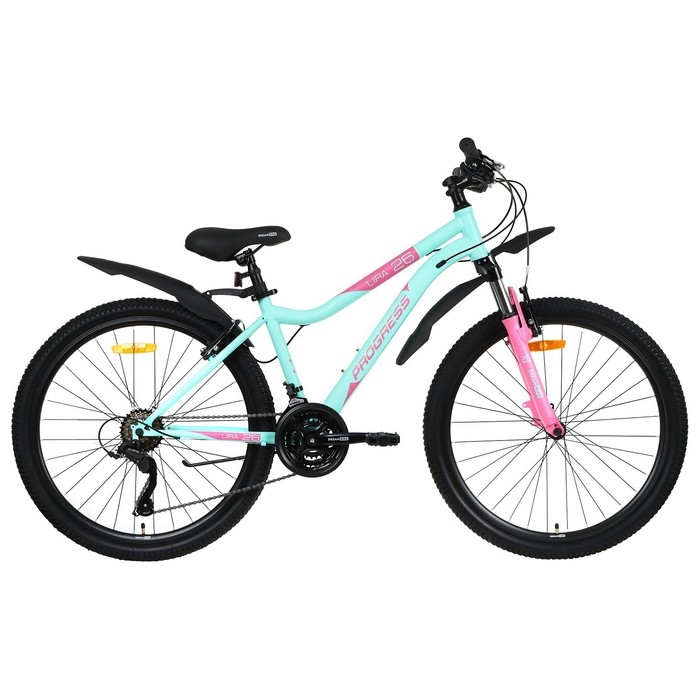 Велосипед 26 Велосипед 26" PROGRESS Lira RUS, цвет мятный, р. 17"