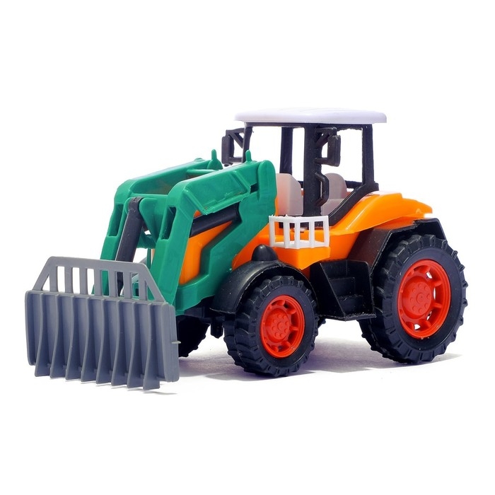 Трактор инерционный «Фермер», с прицепом и животными, МИКС Трактор инерционный «Фермер», с прицепом и животными, МИКС