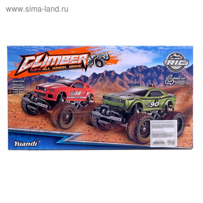 Машина радиоуправляемая «Бигфут», работает от батареек, МИКС Машина радиоуправляемая «Бигфут», работает от батареек, МИКС