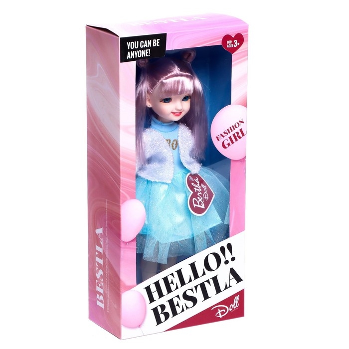 Кукла шарнирная «Кэтти» в платье Кукла шарнирная «Кэтти» в платье