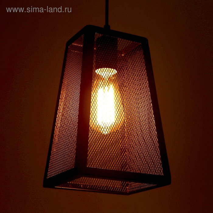 Светильник BayerLux "Интерно" 1xE27 40Вт черный 17,5х17,5х27 см.