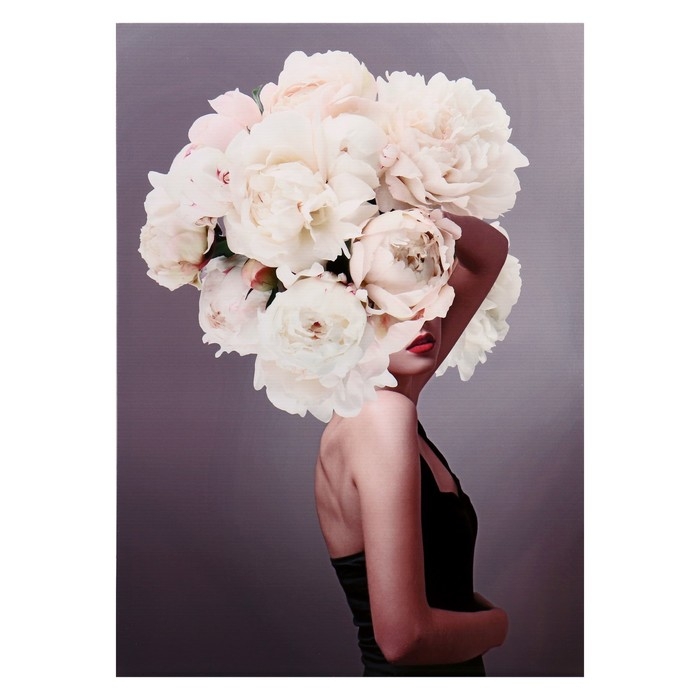 Картина на холсте Картина на холсте "Девушка Соблазн" 50х70 см