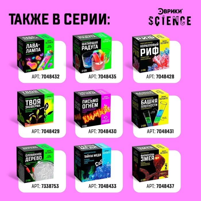 Набор для опытов «Горящее железо» Набор для опытов «Горящее железо»