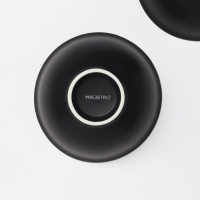 Набор салатников керамических Magistro Matt black, 250 мл, 11,5×5,6 см, 2 шт