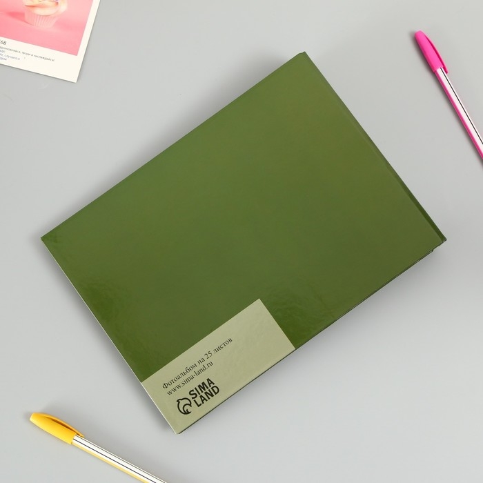 Фотоальбом 25 листов (уголки+кольца) Фотоальбом 25 листов (уголки+кольца) "Граната" тиснение 19х27х3 см