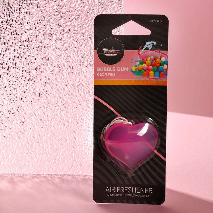 Ароматизатор подвесной Airline Ароматизатор подвесной Airline "Сердце", бабл гам AFSE002