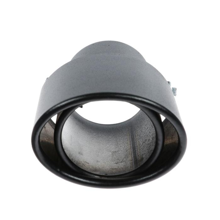 Насадка на глушитель 14×8.5 см, посадочный 64 мм, черный мат Насадка на глушитель 14×8.5 см, посадочный 64 мм, черный мат