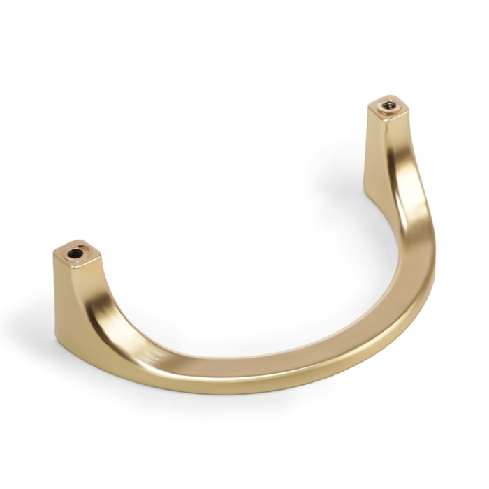 Ручка скоба CAPPIO полукруг, алюминий, м/о 96 мм, цвет сат. золото Ручка скоба CAPPIO полукруг, алюминий, м/о 96 мм, цвет сат. золото