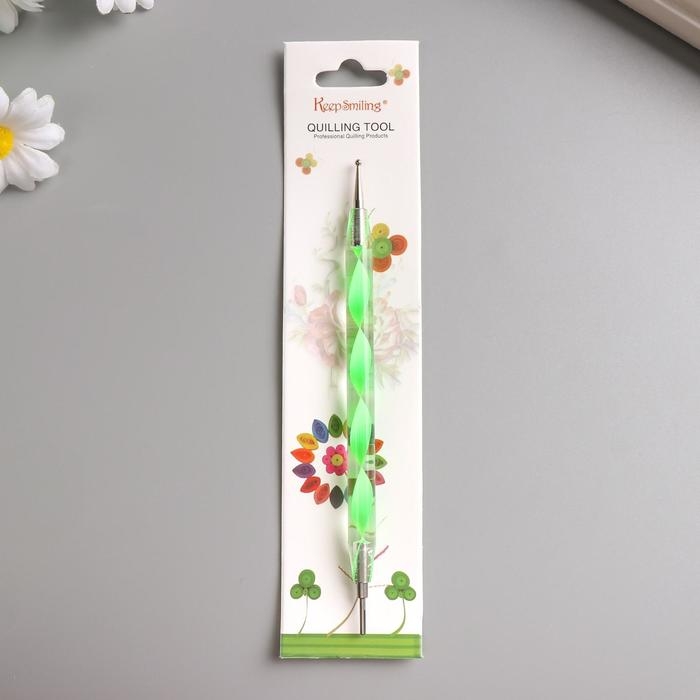 Инструмент для квиллинга с акриловой ручкой, длина 14 см, 17х4 см Инструмент для квиллинга с акриловой ручкой, длина 14 см, 17х4 см