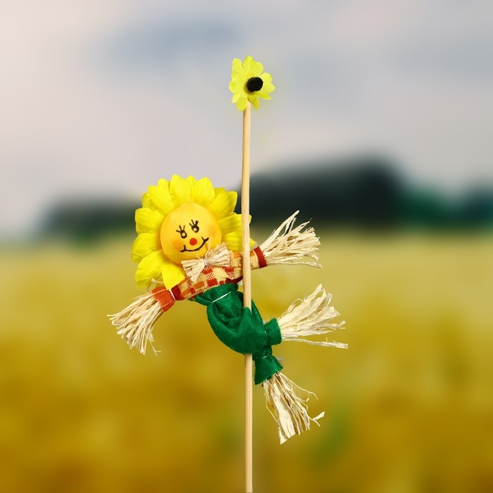 Огородное пугало «Солнце», h = 50 см, МИКС, Greengo