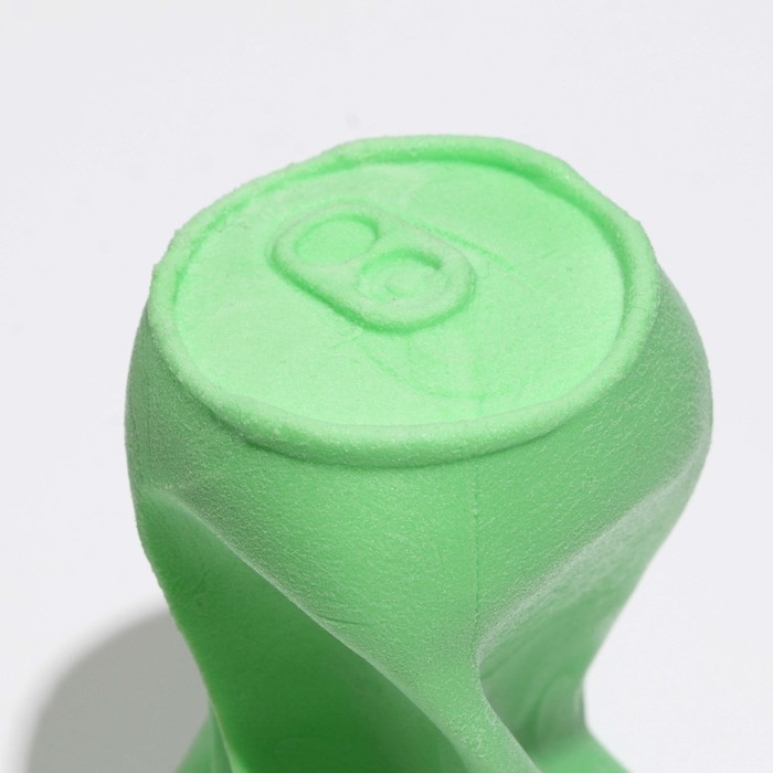 Игрушка плавающая Игрушка плавающая "Мятая банка" Пижон Premium, вспененный TPR, 10 х 7 см, зелёная