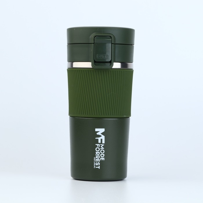 Термостакан с кнопкой MODE FORREST, 380 мл, цвет зеленый, сохраняет тепло 6-8 ч 9455518 10474 Термостакан с кнопкой MODE FORREST, 380 мл, цвет зеленый, сохраняет тепло 6-8 ч 9455518 10474