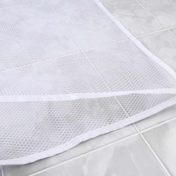 Сетка для хранения игрушек в ванной, цвет белый Сетка для хранения игрушек в ванной, цвет белый