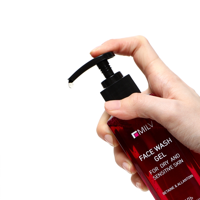 Гель для умывания MILV для сухой и чувствительной кожи, 250 мл Гель для умывания MILV для сухой и чувствительной кожи, 250 мл