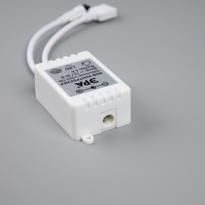 Контроллер ЭРА, для RGB ленты, 12 В, 72 Вт, 6 А, IP20, пульт ДУ Контроллер ЭРА, для RGB ленты, 12 В, 72 Вт, 6 А, IP20, пульт ДУ