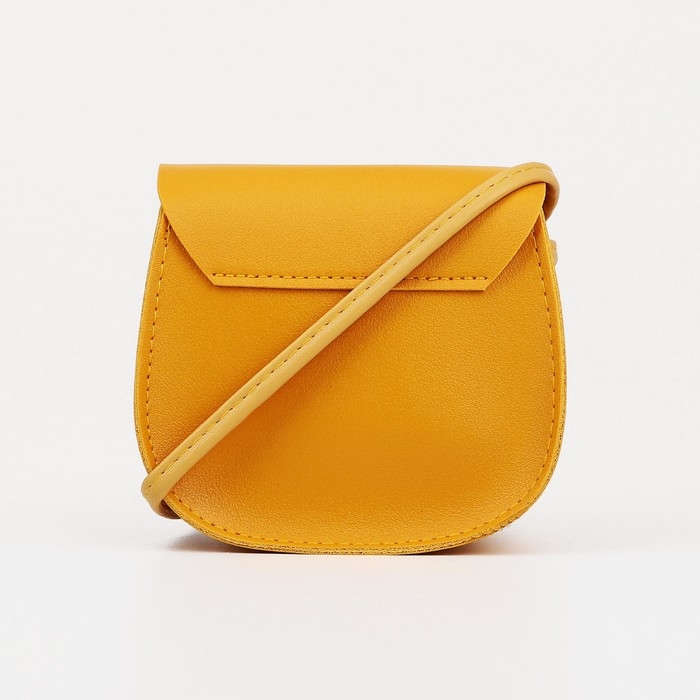 Сумка детская для девочки на магните, длинный ремень, цвет жёлтый Сумка детская для девочки на магните, длинный ремень, цвет жёлтый