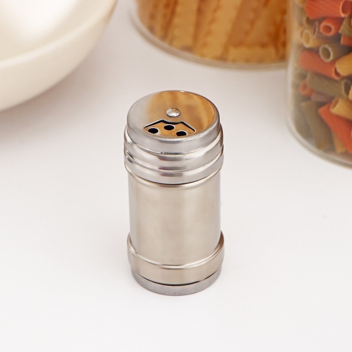 Ёмкость для специй из нержавеющей стали «Металлик», 80 мл, 4×8 см Ёмкость для специй из нержавеющей стали «Металлик», 80 мл, 4×8 см