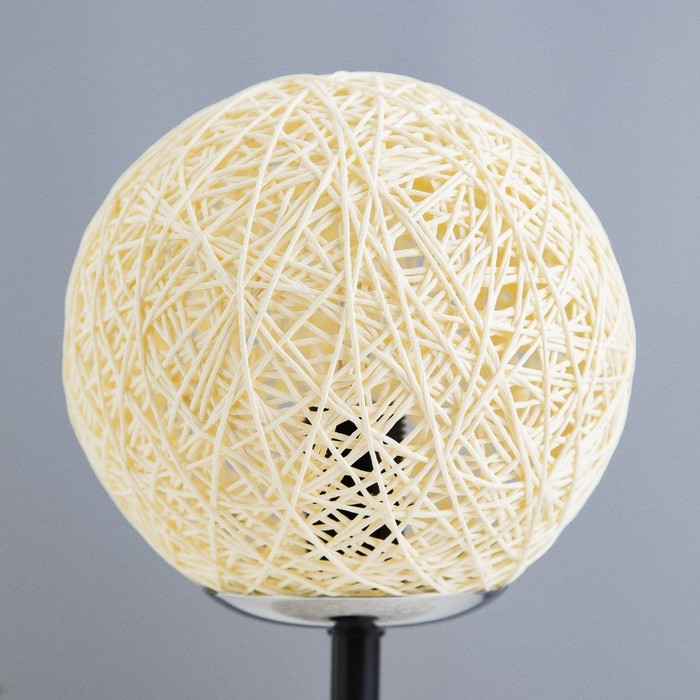 Настольная лампа Настольная лампа "Неонила" Е14 40Вт серый 12х12х30см RISALUX