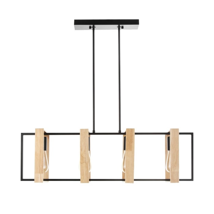 Светильник Светильник "Лиам" 5хЕ27 40Вт черный 80х25х70 см