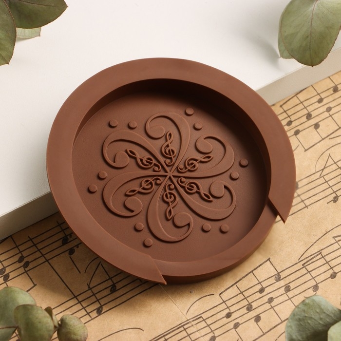 Сурдина для гитары Music Life, коричневая, d-10 см Сурдина для гитары Music Life, коричневая, d-10 см