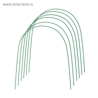 Дуги для парника, металл в кембрике 3 м, d = 10 мм, набор 6 шт., Greengo