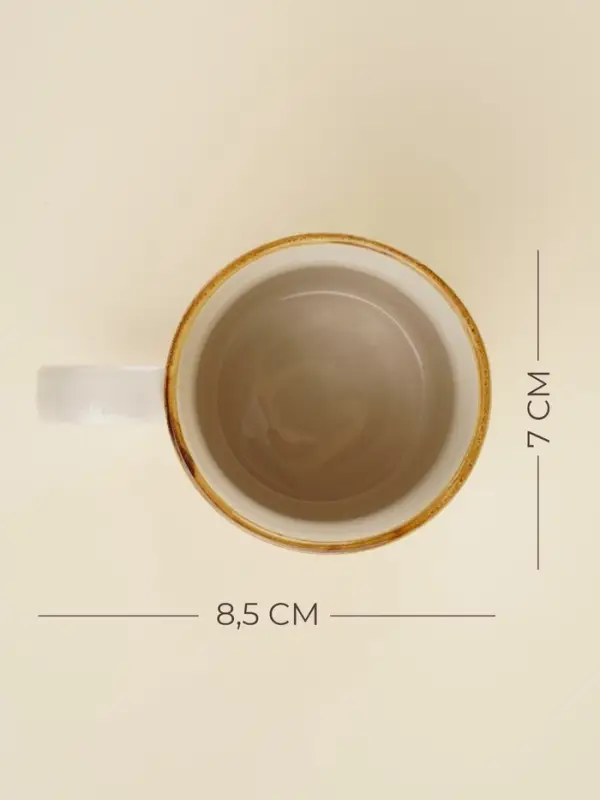 Набор кружек SL Home &laquo;Леггеро&raquo;, 400 мл, набор 2 шт., фарфор, бежевый