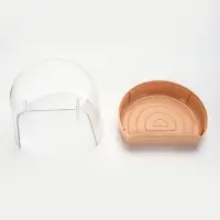 Купалка для птиц, внешняя 12&times;9&times;11 см, бежевая