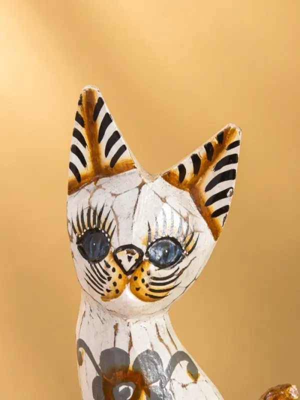 Сувенир «Кошка в ошейнике», 7×3.5×20 см, дерево, МИКС