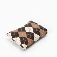 Кошелёк-монетница на молнии 11.5&times;2.5&times;8 см, в клетку, МИКС