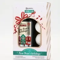 Winter Melody Набор New Year holidays Гель д/душа, 300 мл и бомбочки для ванны, 4х40 гр,