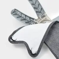 Швабра с отжимом Twist Raccoon, насадка из микрофибры 36&times;14 см, стальная нержавеющая ручка 125 см