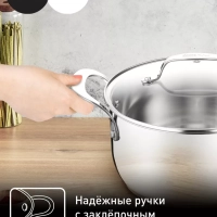 Кастрюля со стеклянной крышкой JO Kitchen Essentials 20 см