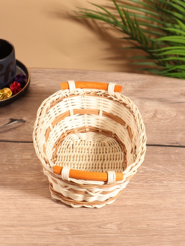 Корзина плетеная 25x19x9 см, ротанг