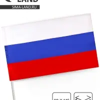 Флаг России &laquo;Триколор&raquo;, 90&times;145 см, искусственный шёлк