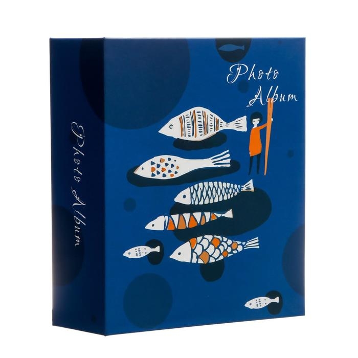Фотоальбом на 100 фото 10х15 см Фотоальбом на 100 фото 10х15 см "Рыбки" 18х14х5,5 см