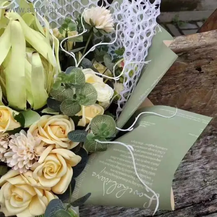 Пленка для цветов матовая «Новости Love», лиловый, 60×60 см Пленка для цветов матовая «Новости Love», лиловый, 60×60 см