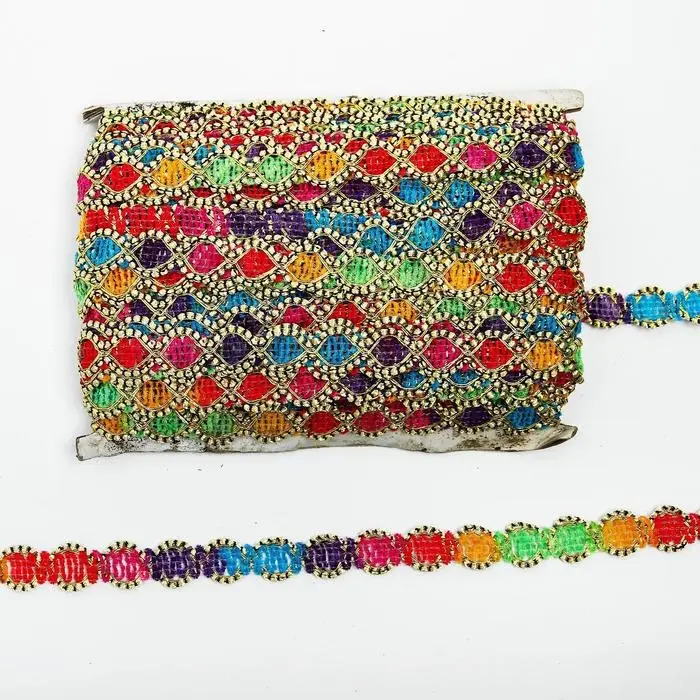 Тесьма многоцветная «Волна», ширина 2,5 см, в упаковке 25 м Тесьма многоцветная «Волна», ширина 2,5 см, в упаковке 25 м