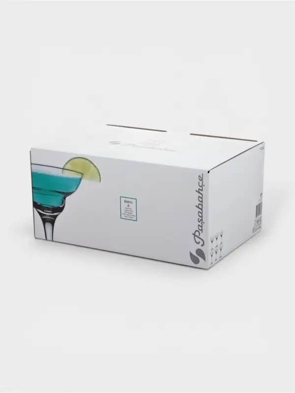 Набор бокалов для маргариты Paşabah&ccedil;e Bistro, 280 мл, размер одного бокала 11.5&times;17 см, 6 шт., стекло, прозрачный