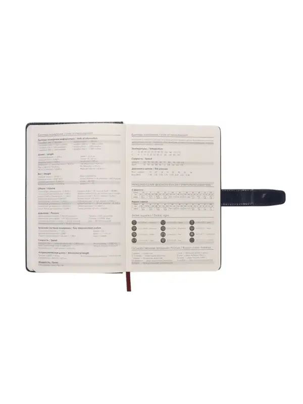 Ежедневник недатированный формат А5, с хлястиком, 128л, линия, пвх, Синий Ежедневник недатированный формат А5, с хлястиком, 128л, линия, пвх, Синий