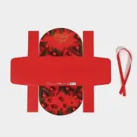 Коробка новогодняя складная «Новогоднее фото», 22 х 15 х 6 см, Новый год