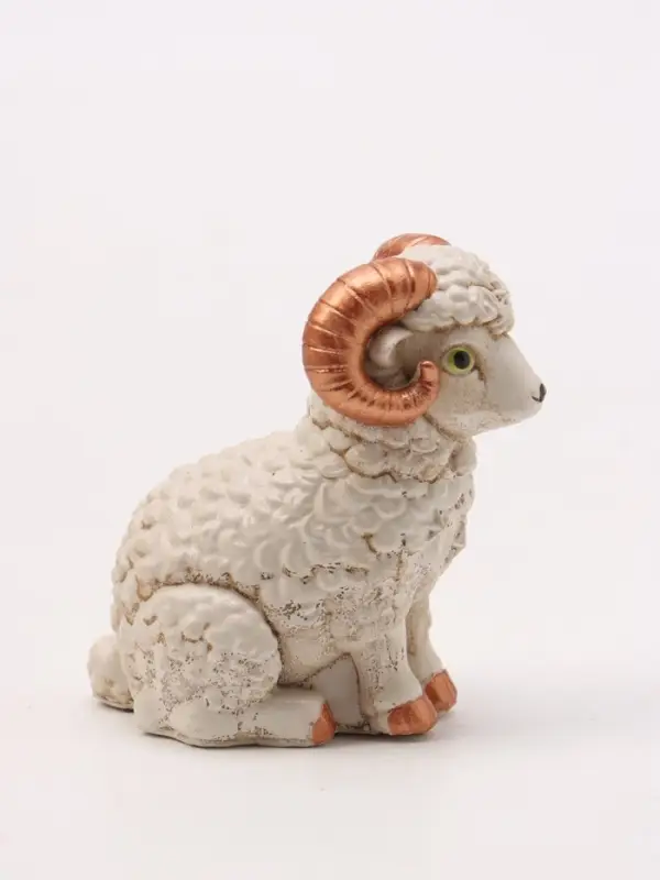 Фигурка декоративная &laquo;Баран Гоша&raquo;, неокрашенная, 6&times;4 см, слоновая кость