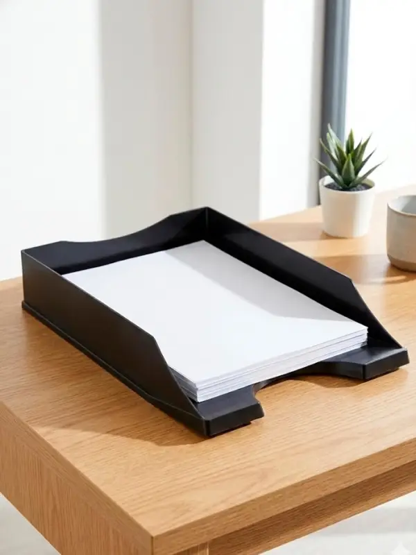 Лоток горизонтальный для бумаг Calligrata &laquo;Гранд&raquo;, чёрный