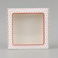 Коробка подарочная самосборная с окном &laquo;С любовью&raquo;, 19&times;19&times;3 см