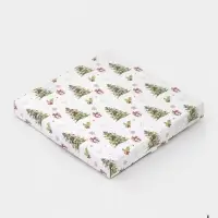 Тарелка десертная круглая "Новогодние зверята" 19 см Тарелка десертная круглая "Новогодние зверята" 19 см