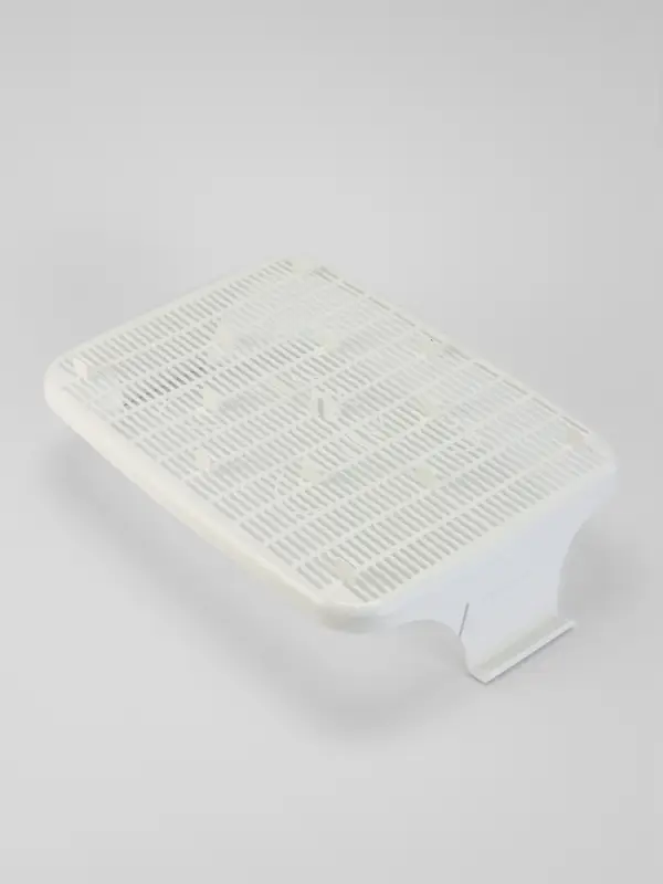 Туалет с сеткой, 44&times;33&times;11.5 см, коричневый, белый