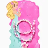 Набор детский &laquo;Выбражулька. Цветок и жемчуг&raquo;, 2 предмета: бусы, браслет, разноцветный